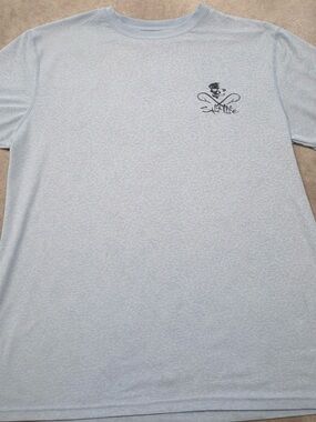 Salt Life Pale Blue Short-Sleeve Crewneck Tee with Chest Logo